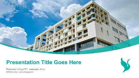 CMR University Course/Courseware Creation PPT Template