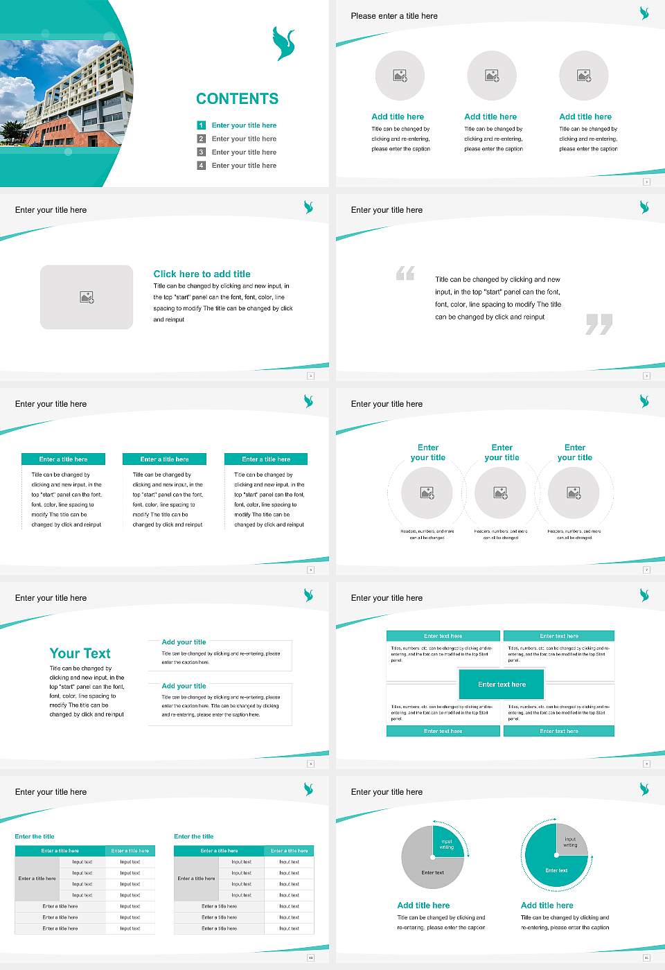 CMR University Course/Courseware Creation PPT Template16:9 ratio PPT effect preview image2