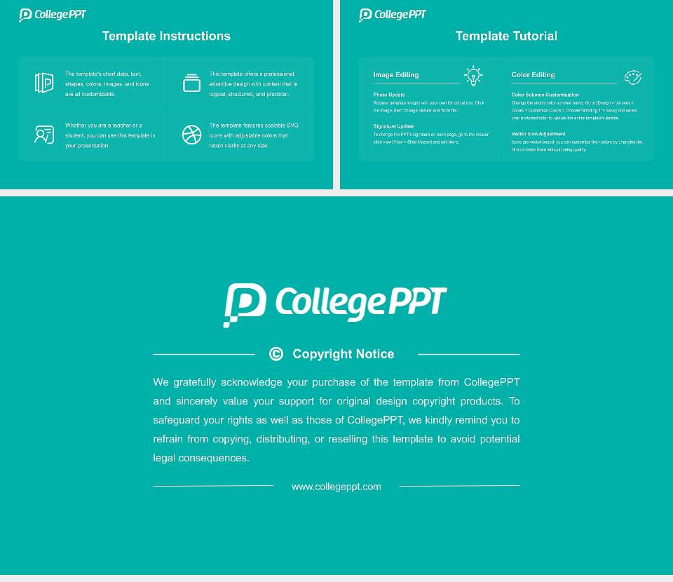 CMR University Course/Courseware Creation PPT Template16:9 ratio PPT effect preview image5