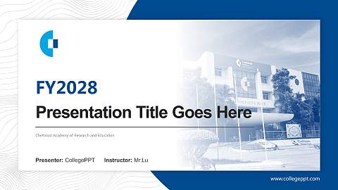 Chettinad Academy of Research and Education Academic Presentation/Research Findings Report PPT Template