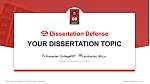 Chandigarh University Graduation Thesis Defense PPT Template