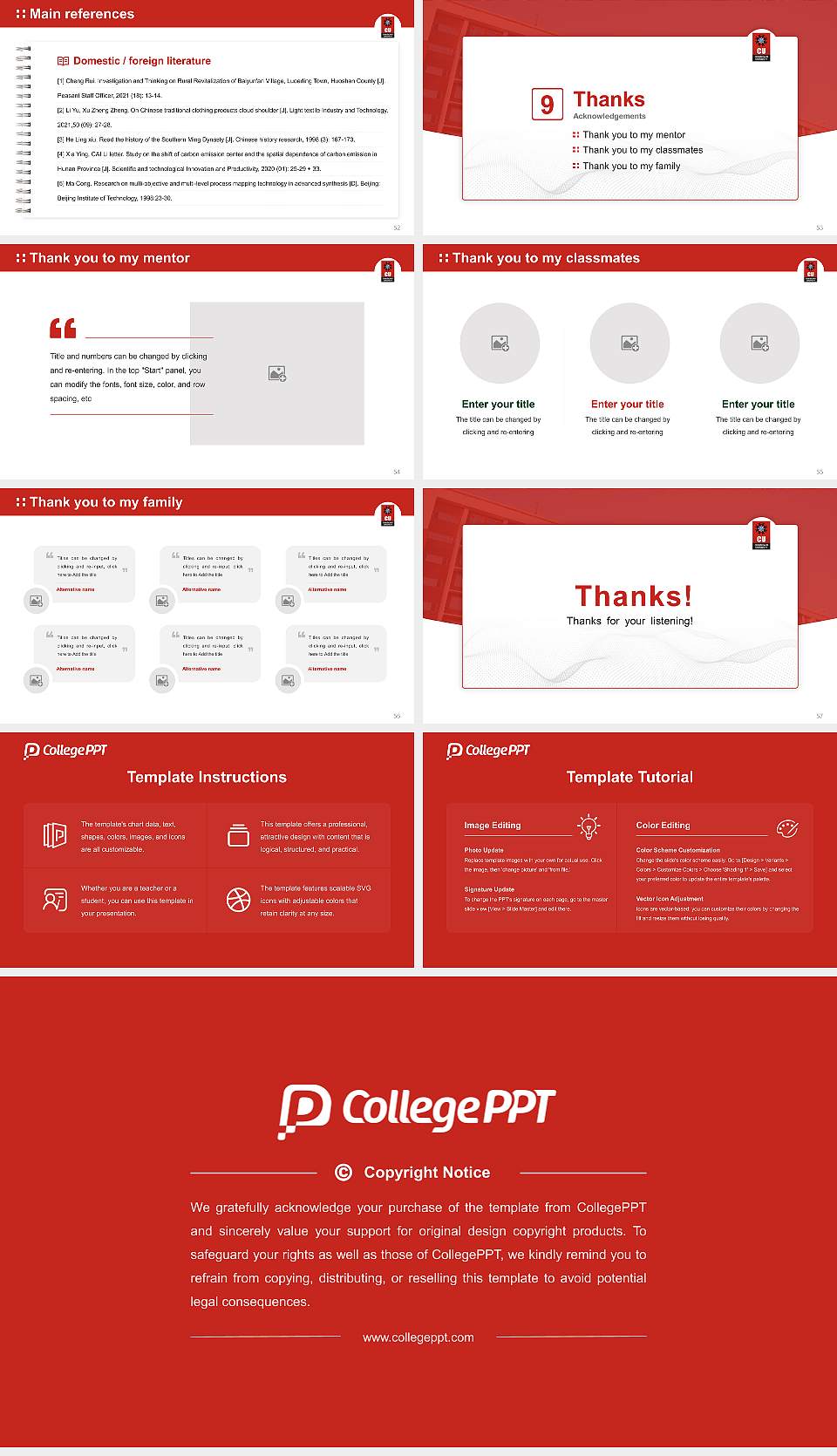 Chandigarh University Graduation Thesis Defense PPT Template16:9 ratio PPT effect preview image7
