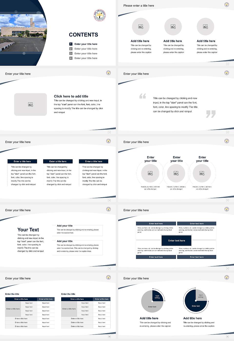 Central University of Karnataka Course/Courseware Creation PPT Template16:9 ratio PPT effect preview image2