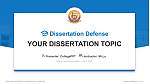 Bikaner Technical University학위 논문 방어PPT 템플릿