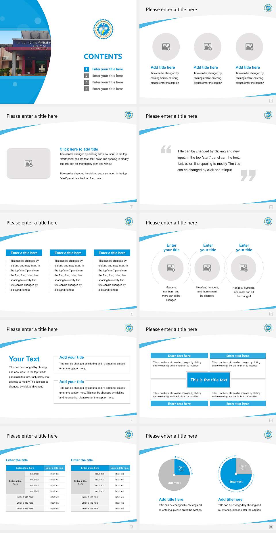 Chhattisgarh Kamdhenu Vishwavidyalaya Course/Courseware Creation PPT Template4:3 ratio PPT effect preview image2
