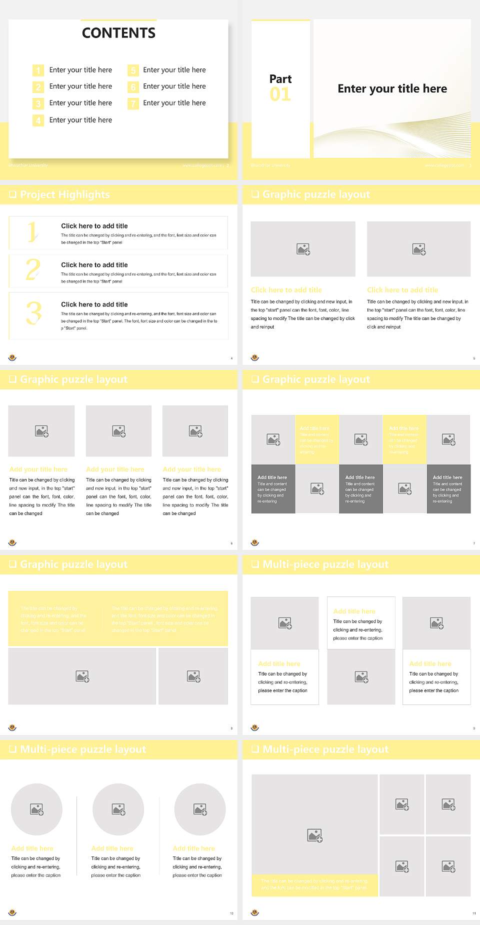 Bharathiar University General Purpose PPT Template4:3 ratio PPT effect preview image2