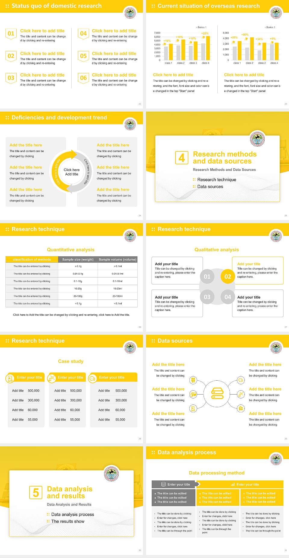 Bundelkhand University Graduation Thesis Defense PPT Template4:3 ratio PPT effect preview image4