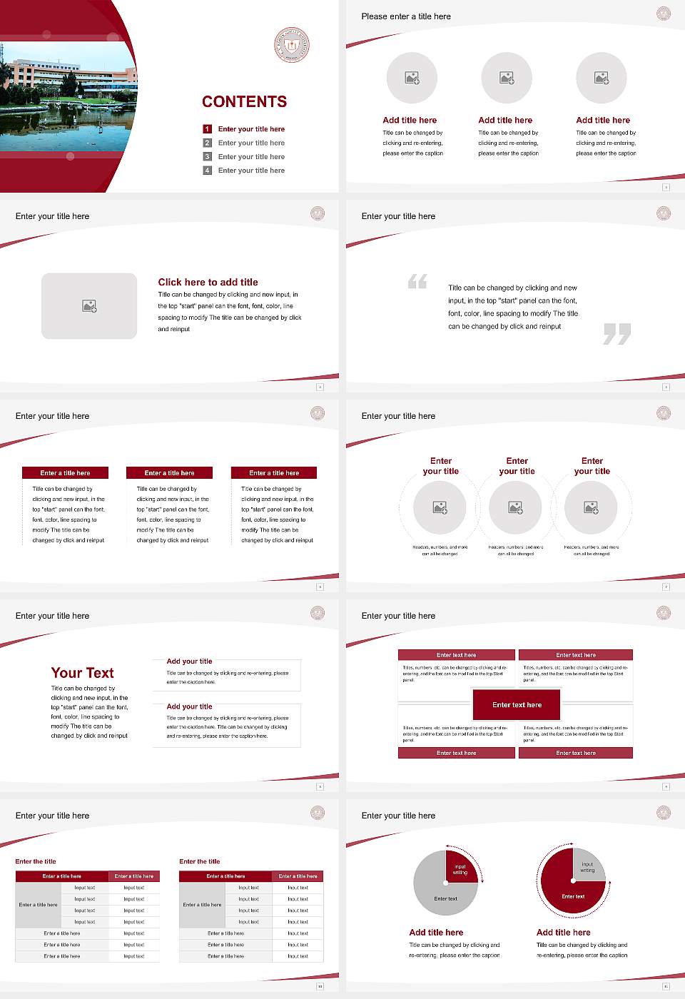 C.V. Raman Global University Course/Courseware Creation PPT Template16:9 ratio PPT effect preview image2