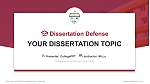 Central University of Tamil Nadu Graduation Thesis Defense PPT Template