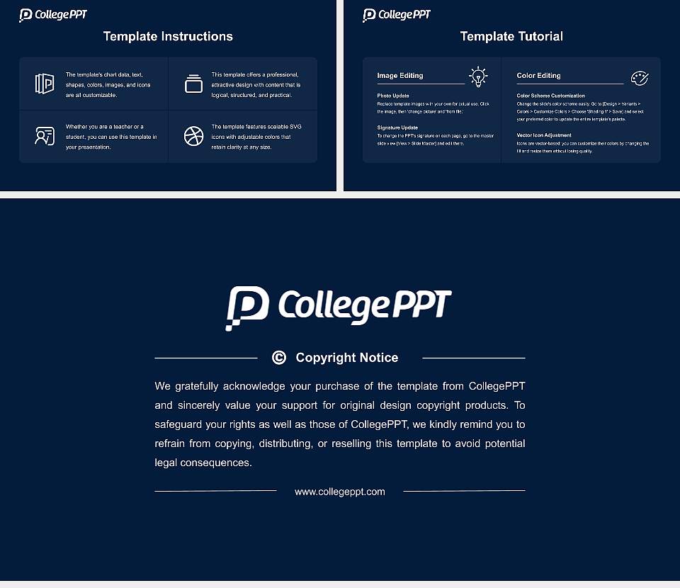 Central University of Gujarat Course/Courseware Creation PPT Template16:9 ratio PPT effect preview image5