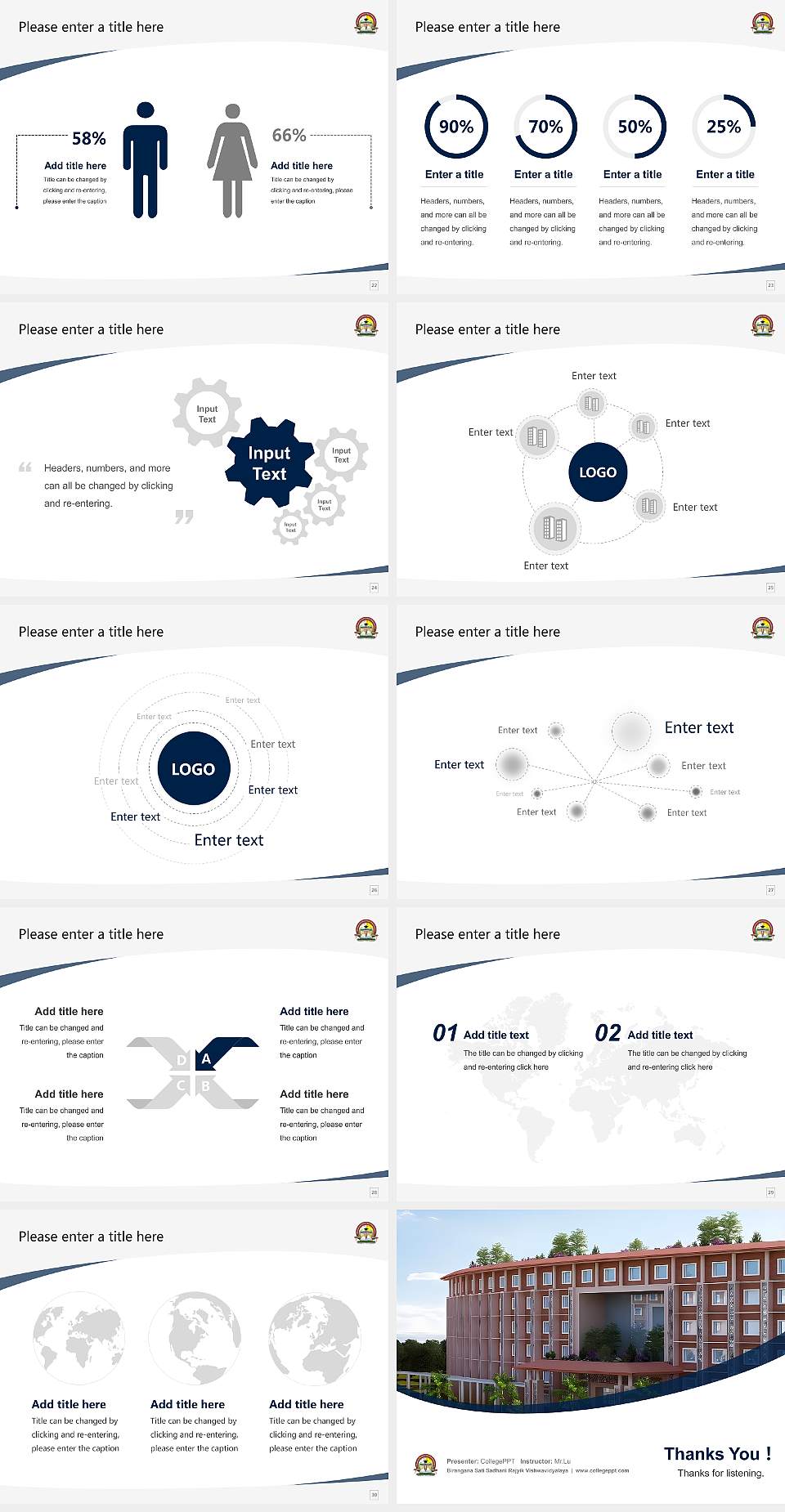 Birangana Sati Sadhani Rajyik Vishwavidyalaya Course/Courseware Creation PPT Template4:3 ratio PPT effect preview image4