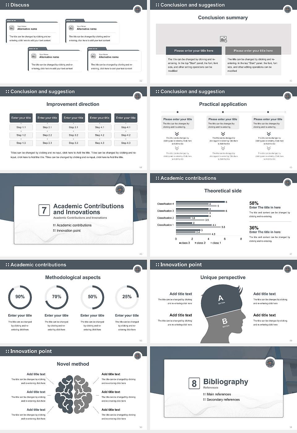 Darjeeling Hills University Graduation Thesis Defense PPT Template16:9 ratio PPT effect preview image6