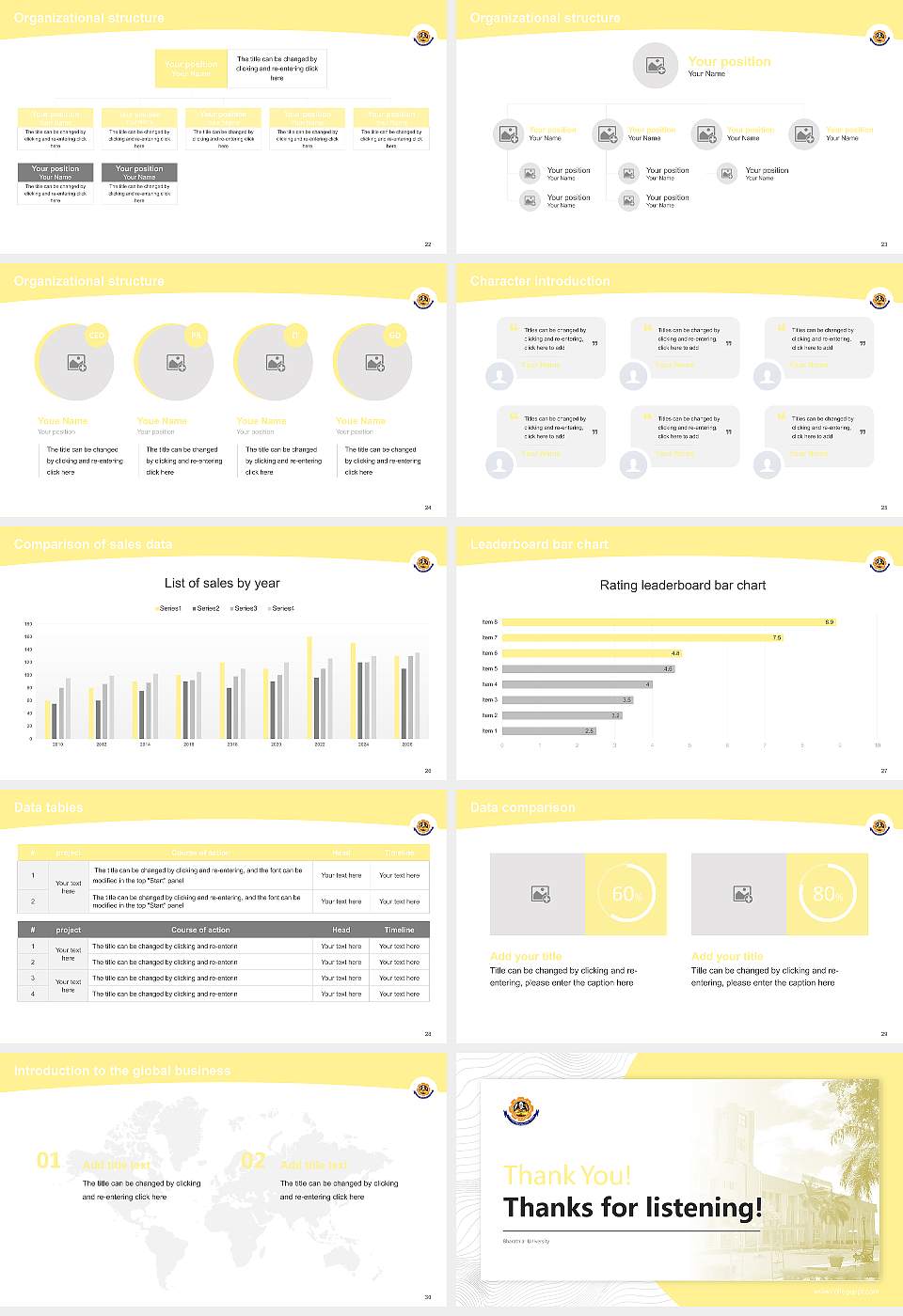 Bharathiar University Academic Presentation/Research Findings Report PPT Template16:9 ratio PPT effect preview image4