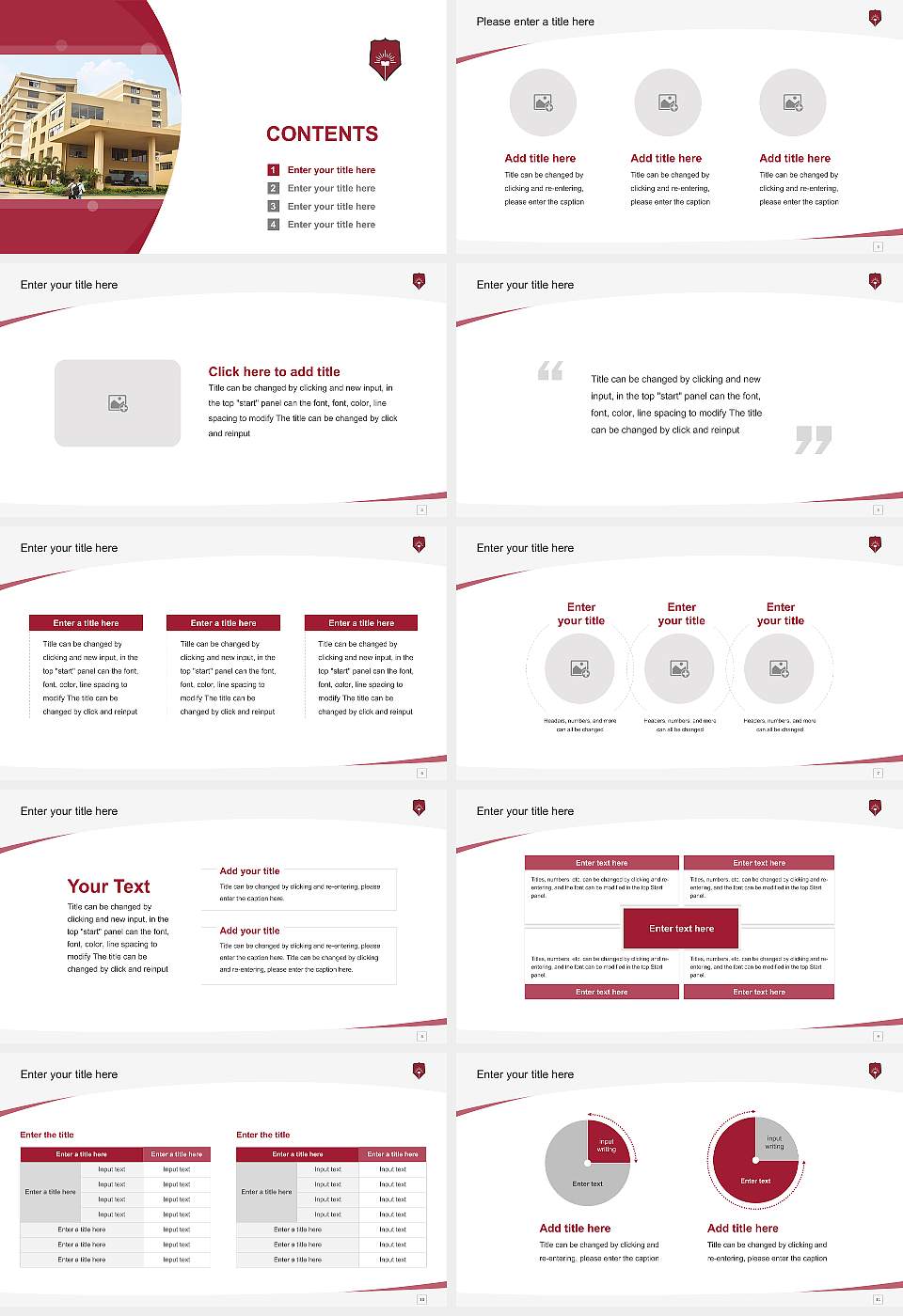 D.Y. Patil University Course/Courseware Creation PPT Template16:9 ratio PPT effect preview image2