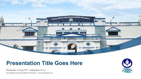Cooch Behar Panchanan Barma University Course/Courseware Creation PPT Template