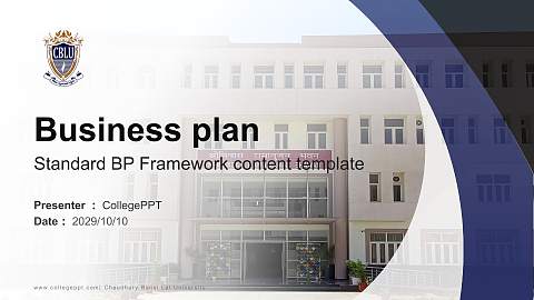 Chaudhary Bansi Lal University Competition/Entrepreneurship Contest PPT Template