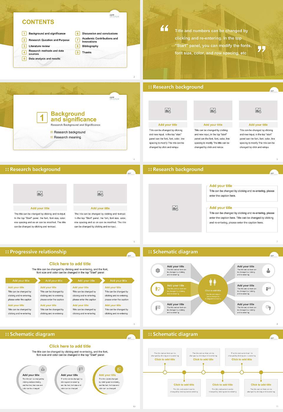 Centre for Environmental Planning and Technology University Graduation Thesis Defense PPT Template16:9 ratio PPT effect preview image2
