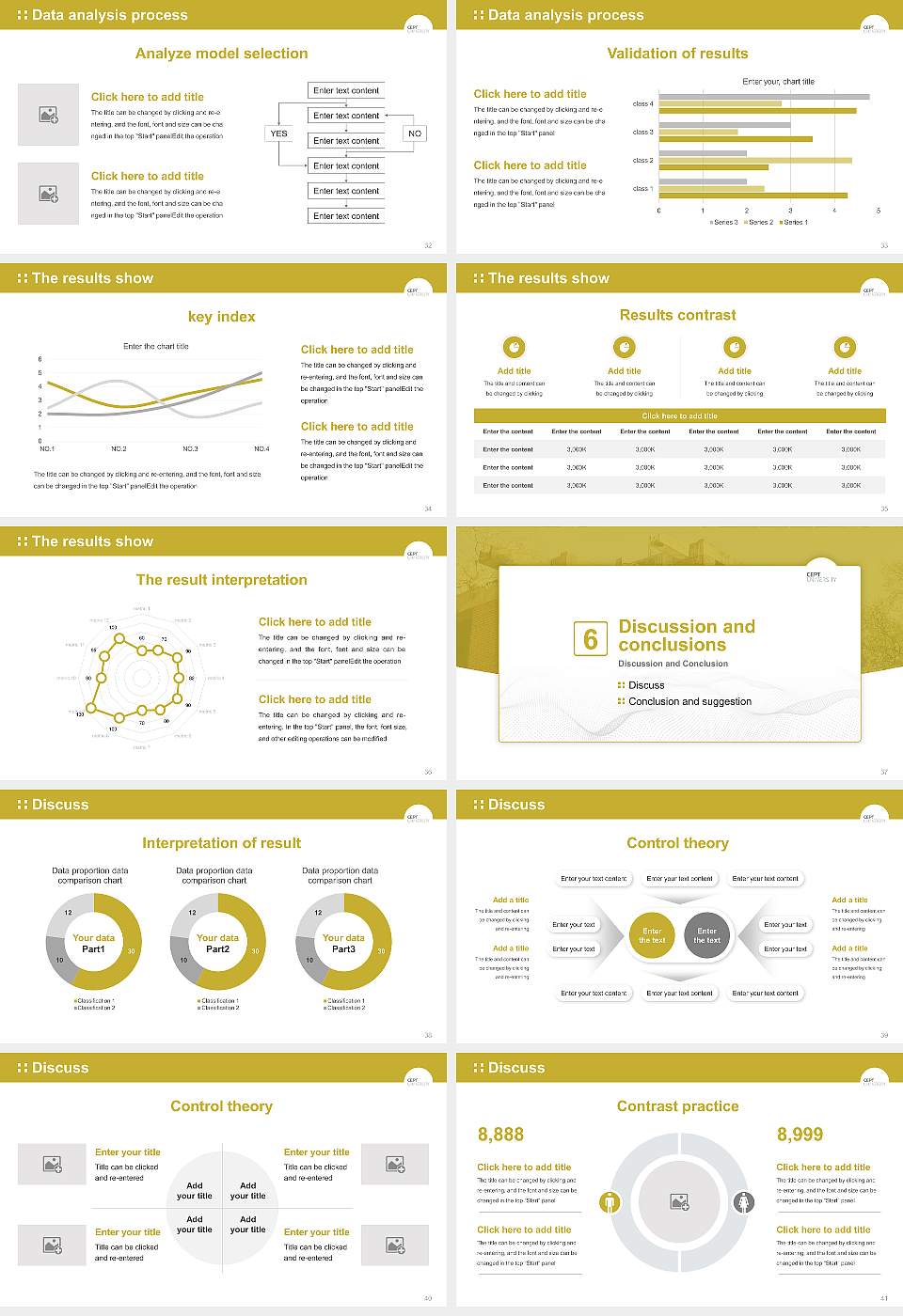 Centre for Environmental Planning and Technology University Graduation Thesis Defense PPT Template16:9 ratio PPT effect preview image5