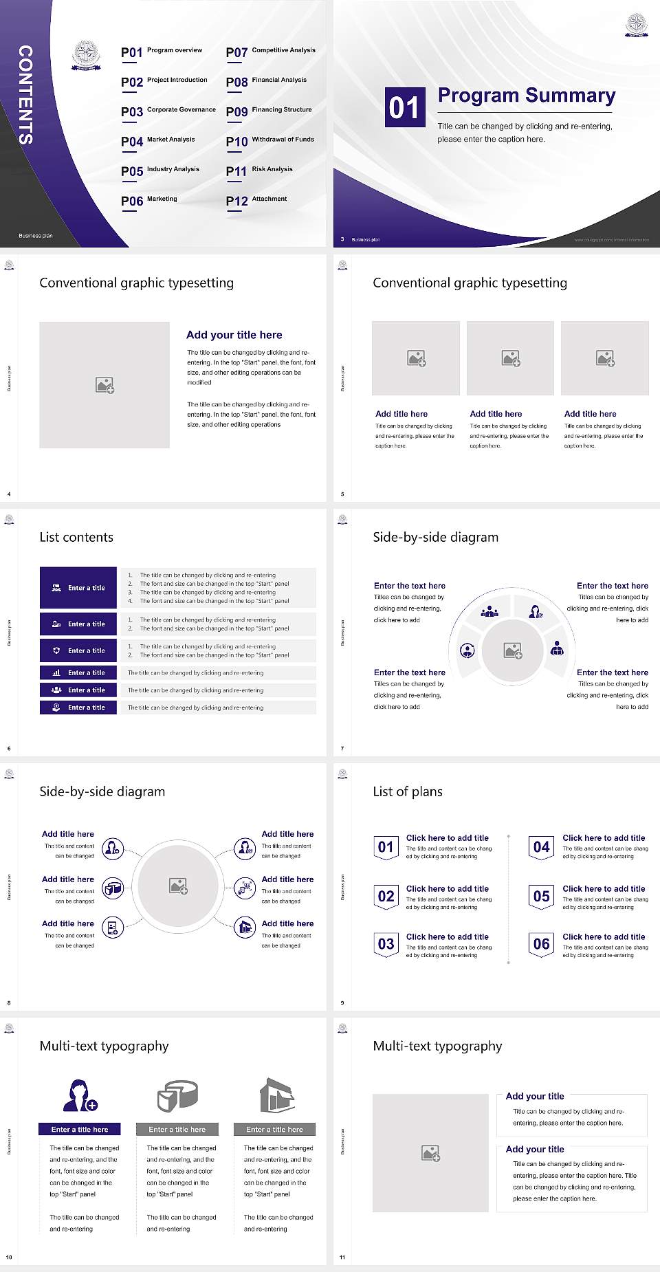 Bhagwant Global University Competition/Entrepreneurship Contest PPT Template4:3 ratio PPT effect preview image2