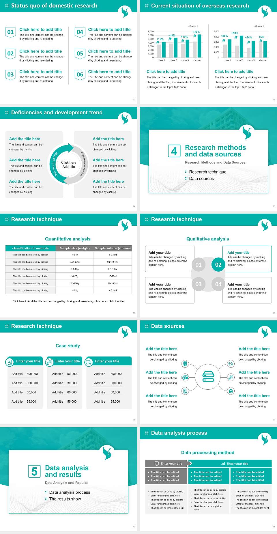 CMR University Graduation Thesis Defense PPT Template4:3 ratio PPT effect preview image4