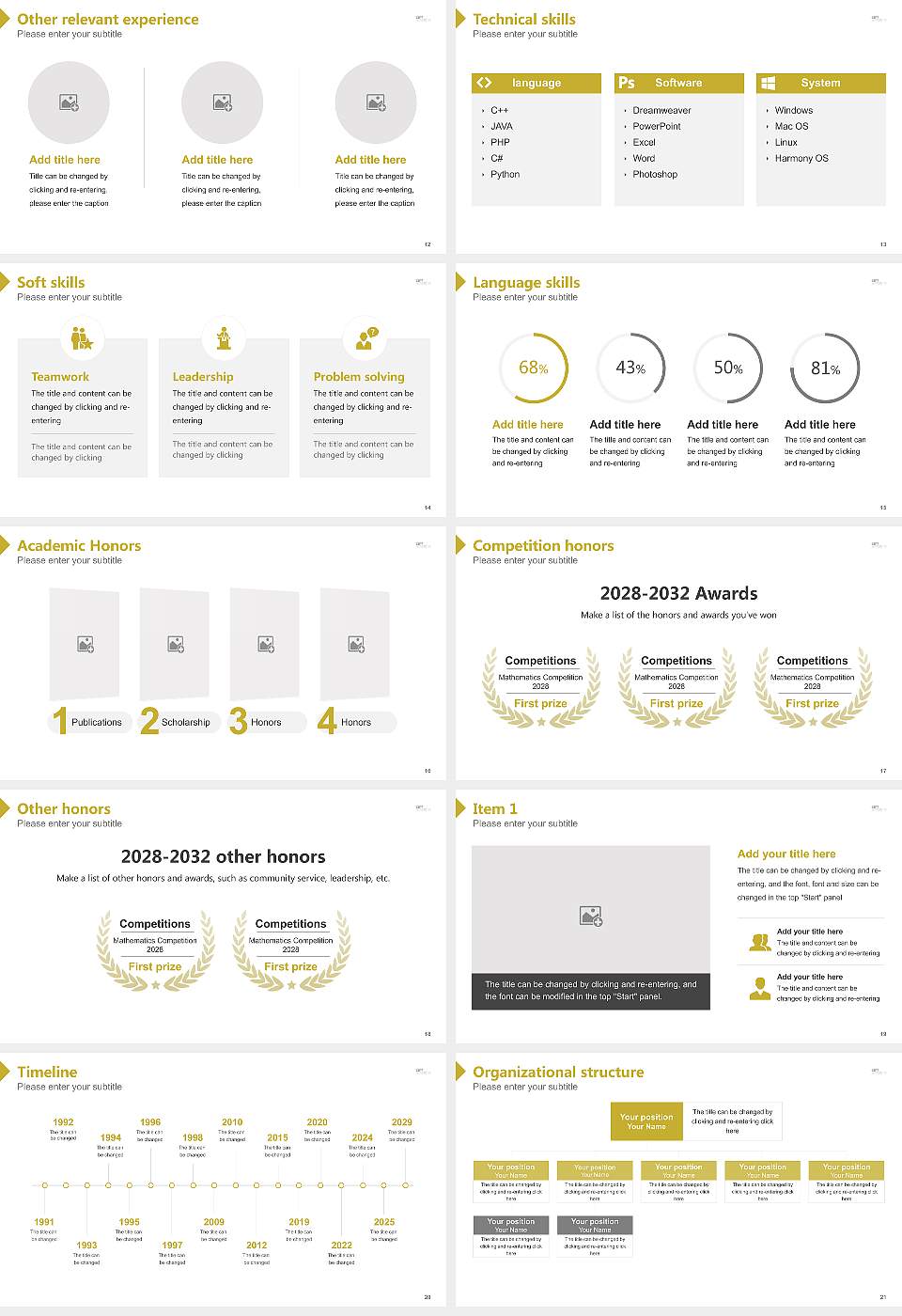 Centre for Environmental Planning and Technology University Resume PPT Template16:9 ratio PPT effect preview image3