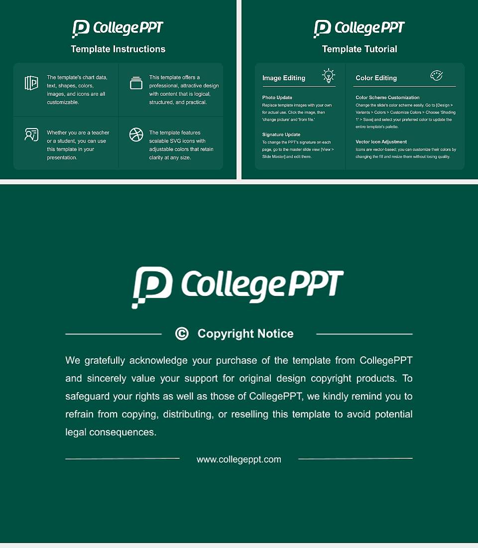 Central University of Punjab Course/Courseware Creation PPT Template4:3 ratio PPT effect preview image5