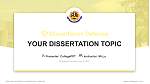 Bharathiar University Graduation Thesis Defense PPT Template