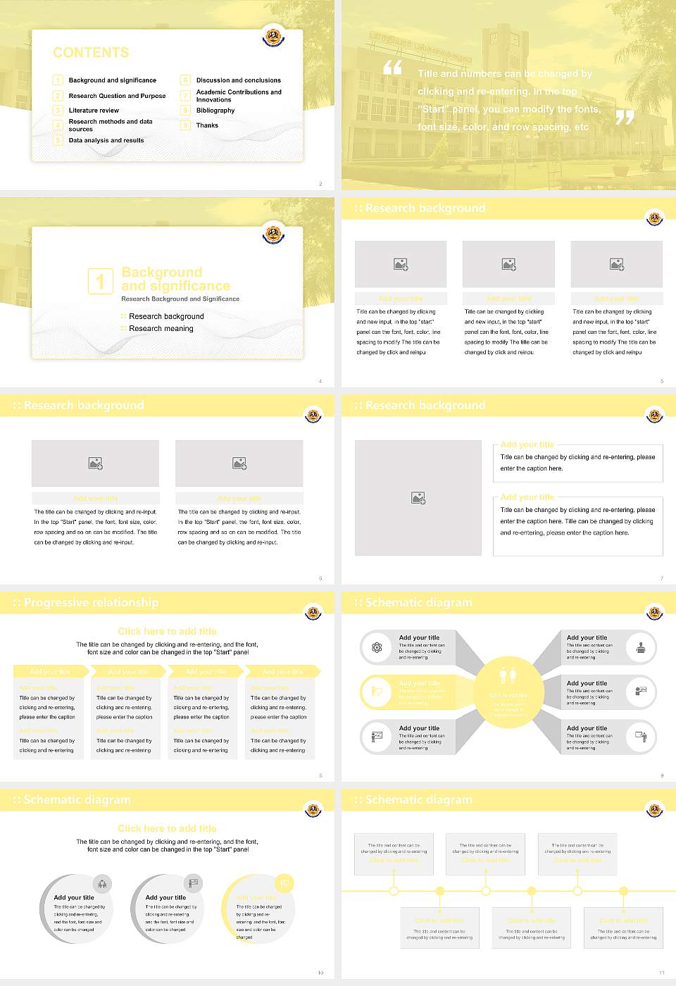 Bharathiar University Graduation Thesis Defense PPT Template16:9 ratio PPT effect preview image2