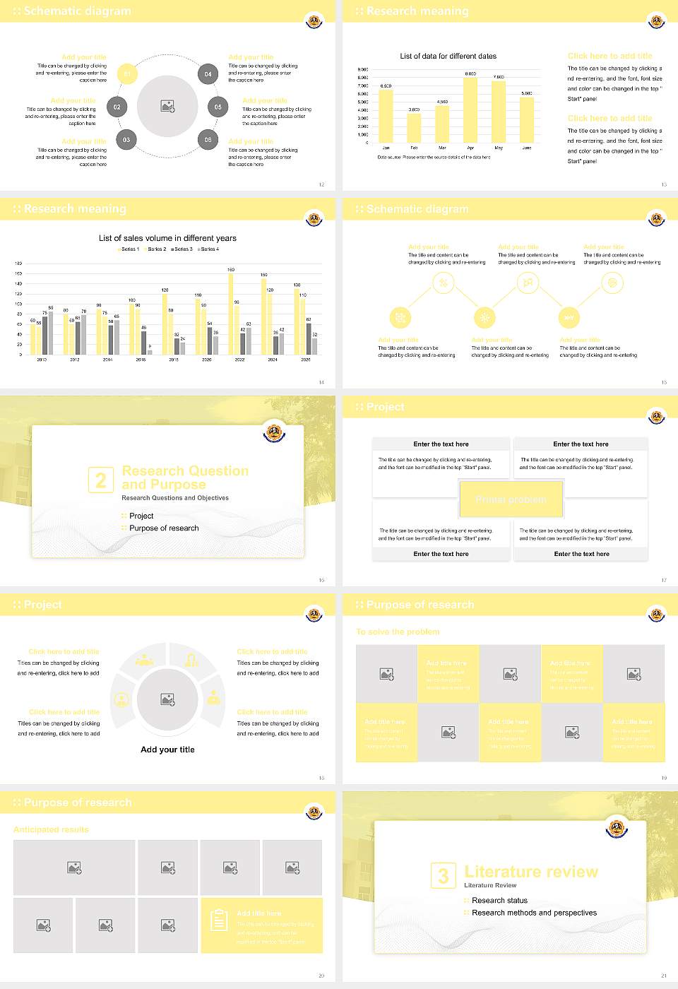 Bharathiar University Graduation Thesis Defense PPT Template16:9 ratio PPT effect preview image3