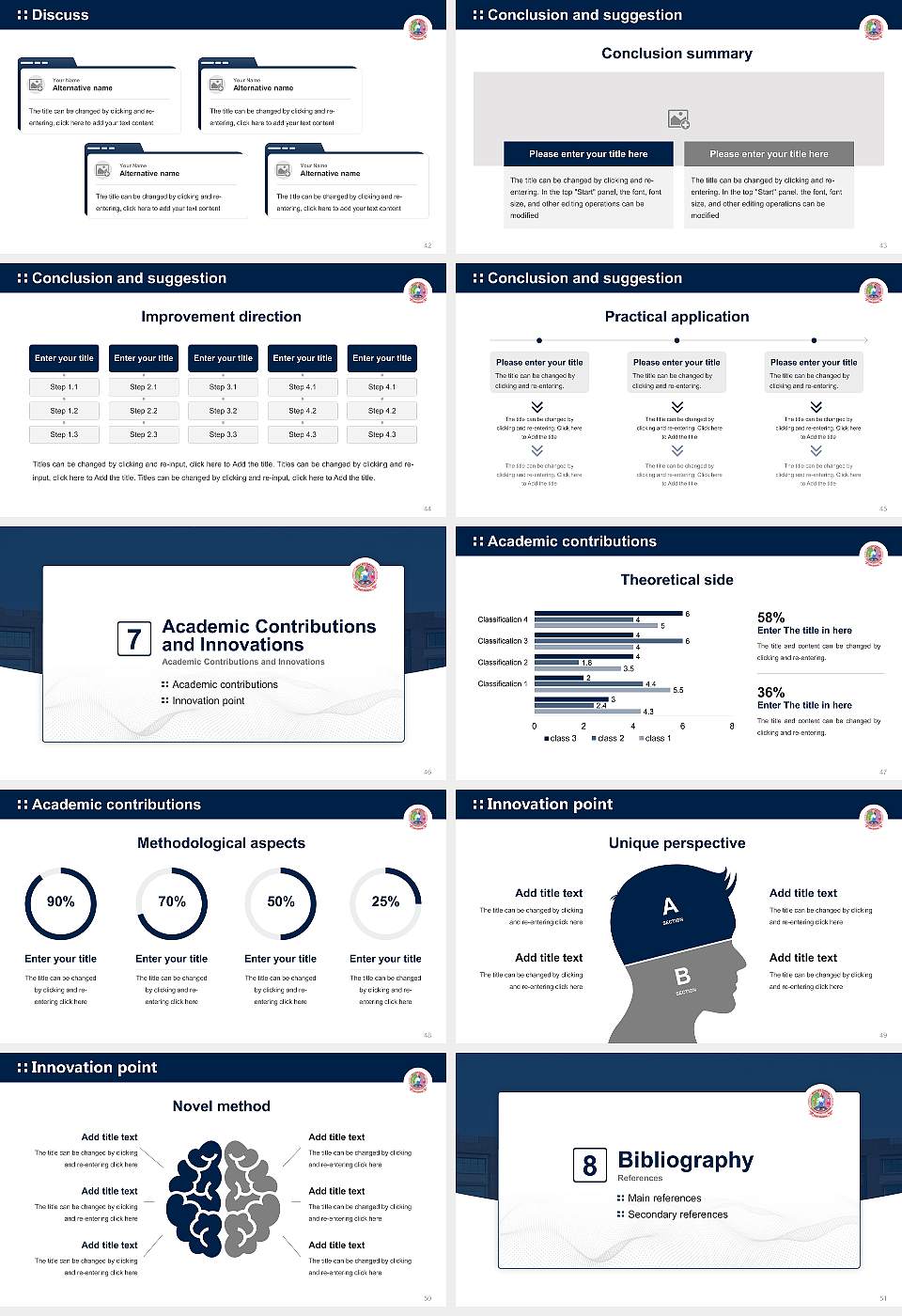 Central University of Haryana Graduation Thesis Defense PPT Template16:9 ratio PPT effect preview image6