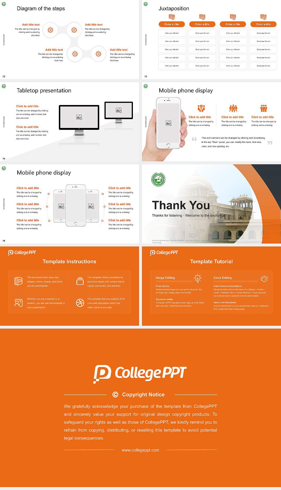 Chandra Shekhar Azad University of Agriculture & Technology Competition/Entrepreneurship Contest PPT Template16:9 ratio PPT effect preview image9