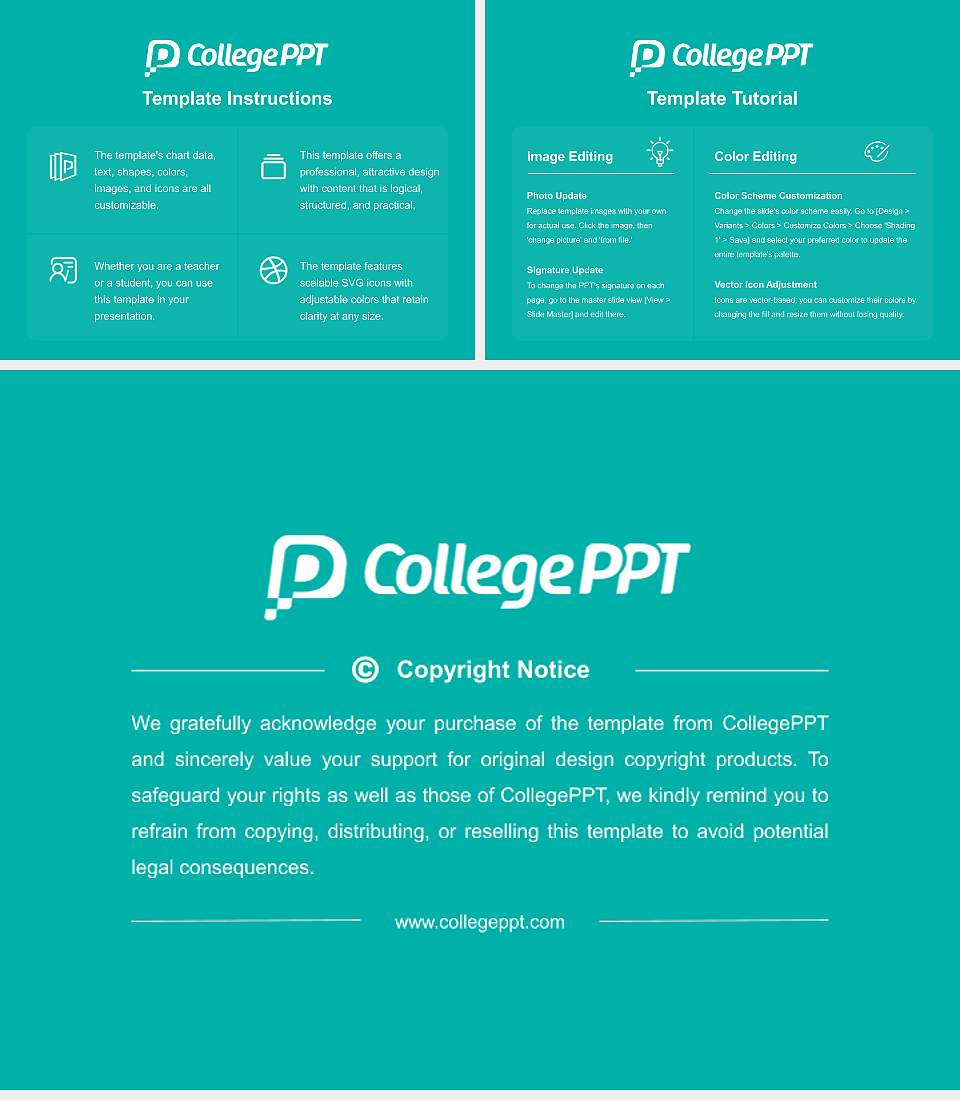 CMR University Course/Courseware Creation PPT Template4:3 ratio PPT effect preview image5