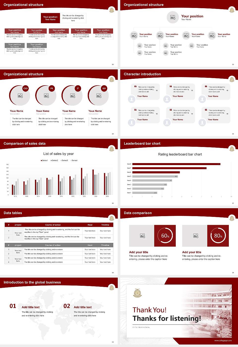D.Y. Patil Educational Society Academic Presentation/Research Findings Report PPT Template16:9 ratio PPT effect preview image4