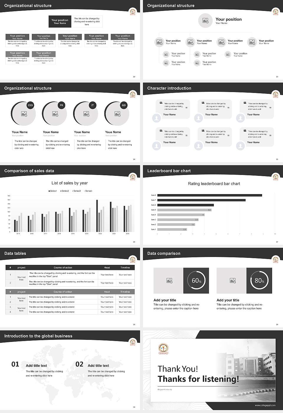 Bhagwant University Academic Presentation/Research Findings Report PPT Template16:9 ratio PPT effect preview image4