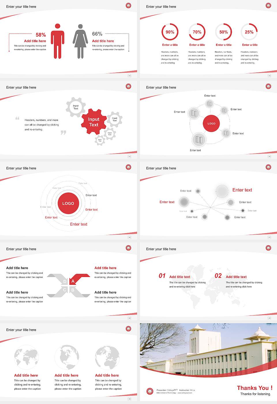 Birla Institute of Technology Course/Courseware Creation PPT Template16:9 ratio PPT effect preview image4
