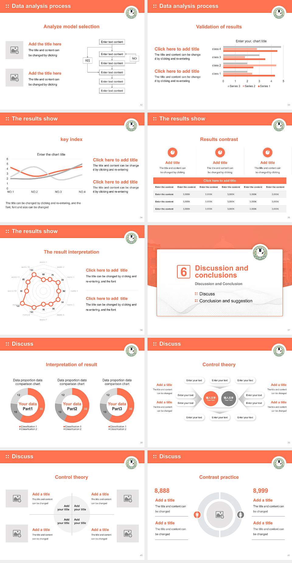 Bihar Agricultural University Graduation Thesis Defense PPT Template4:3 ratio PPT effect preview image5