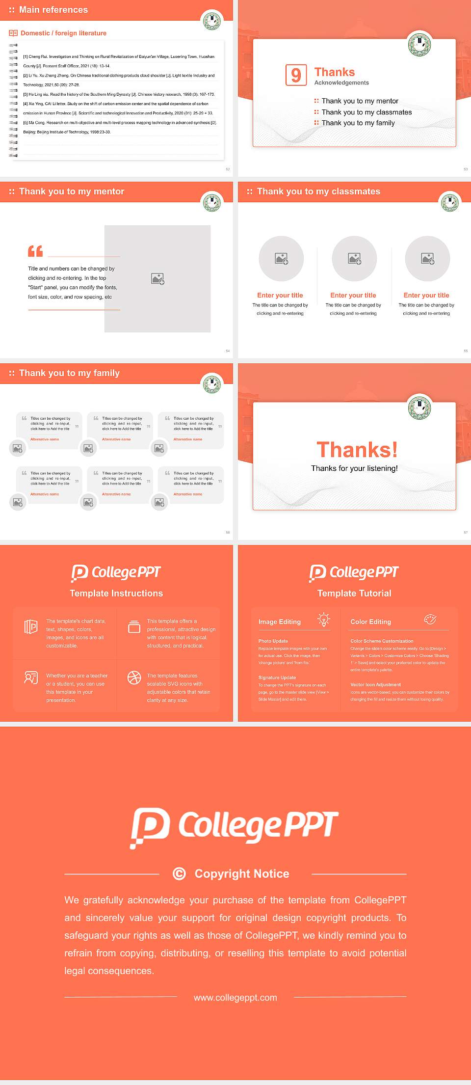 Bihar Agricultural University Graduation Thesis Defense PPT Template4:3 ratio PPT effect preview image7