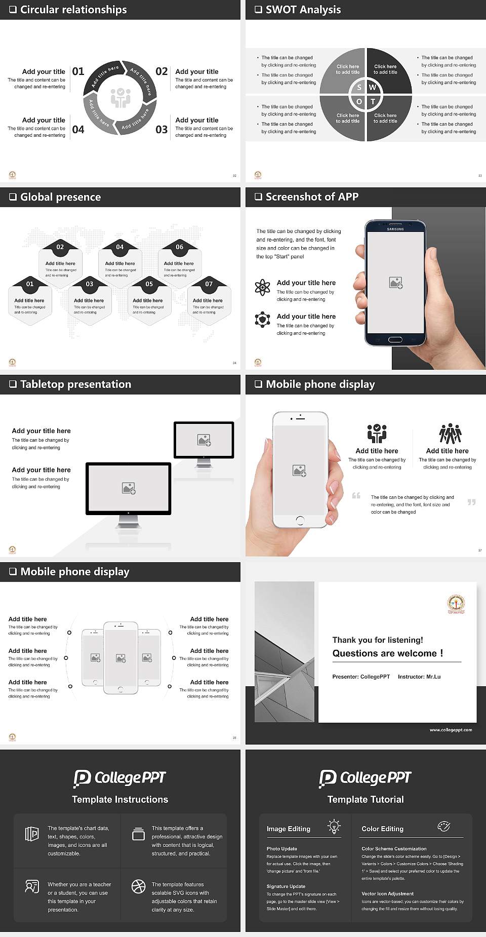 Bhagwant University General Purpose PPT Template4:3 ratio PPT effect preview image5