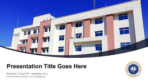 Career Point University, Kota Course/Courseware Creation PPT Template