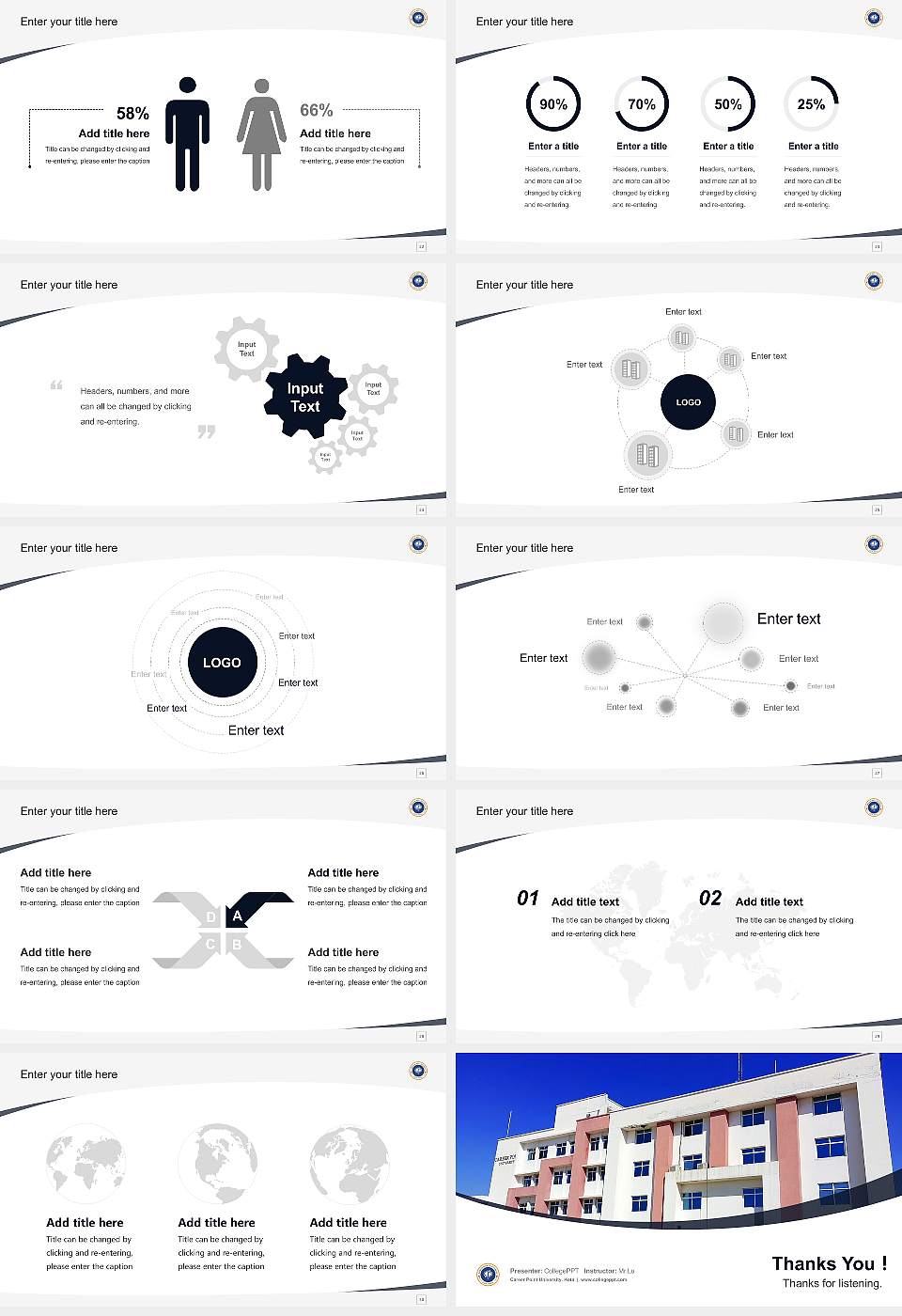 Career Point University, Kota Course/Courseware Creation PPT Template16:9 ratio PPT effect preview image4