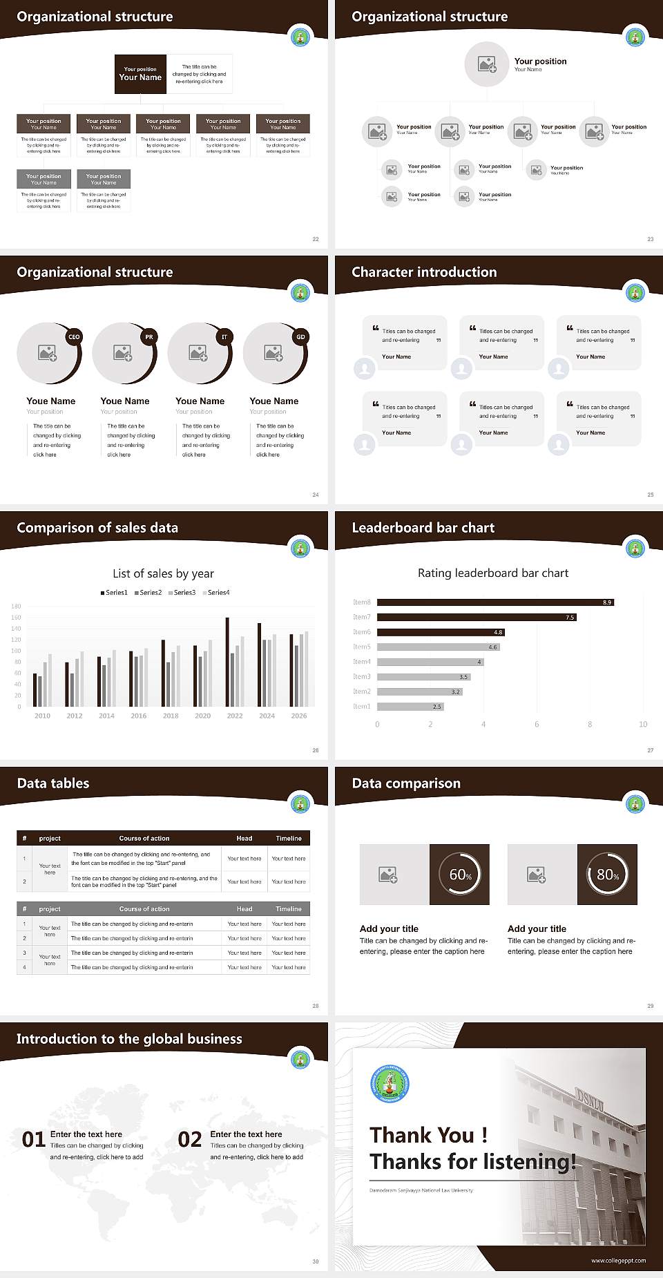 Damodaram Sanjivayya National Law University Academic Presentation/Research Findings Report PPT Template4:3 ratio PPT effect preview image4