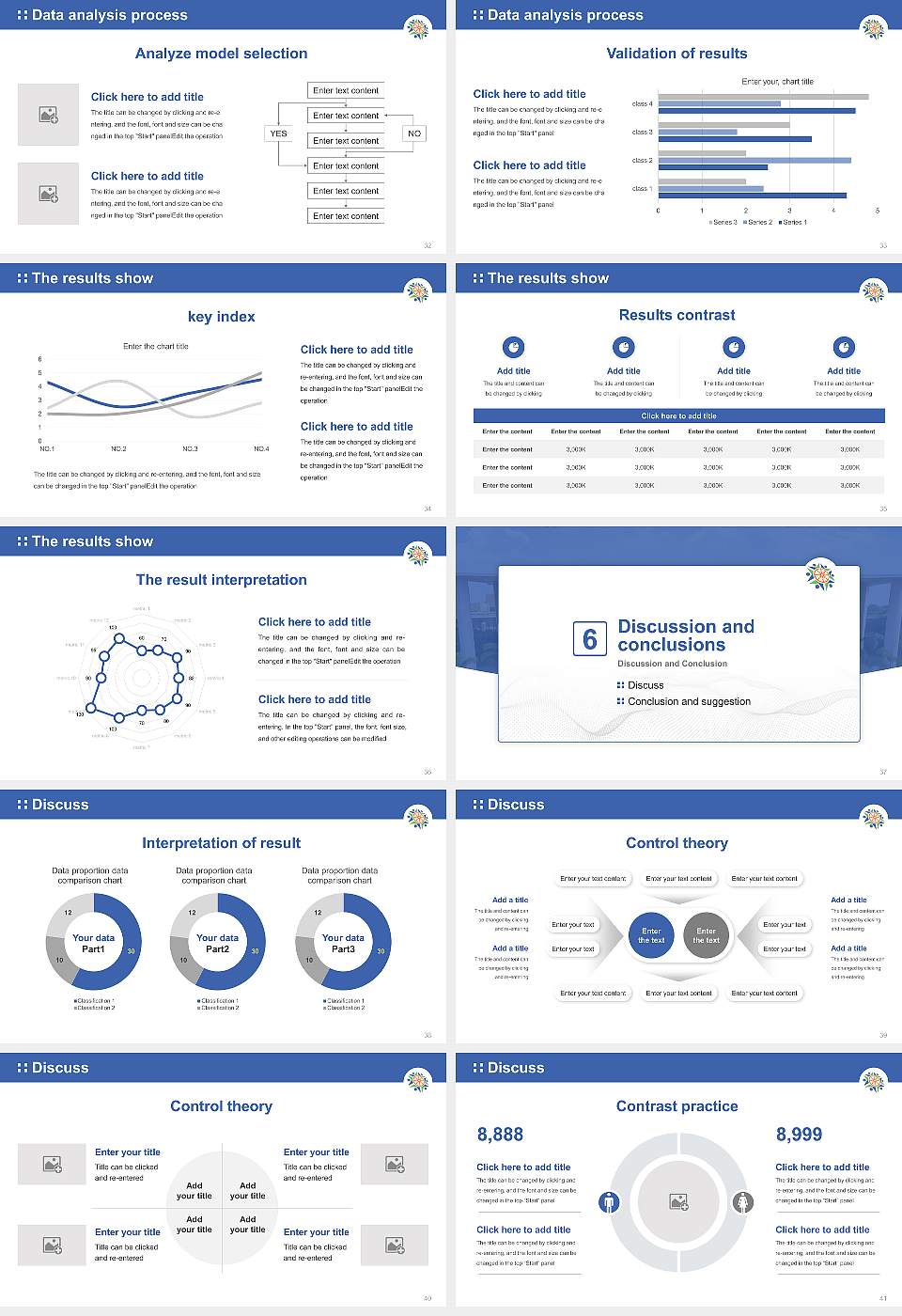 Birla Global University Graduation Thesis Defense PPT Template16:9 ratio PPT effect preview image5