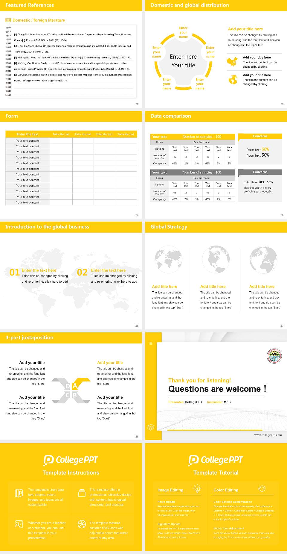 Bundelkhand University Thesis Proposal/Graduation Defense PPT Template4:3 ratio PPT effect preview image4