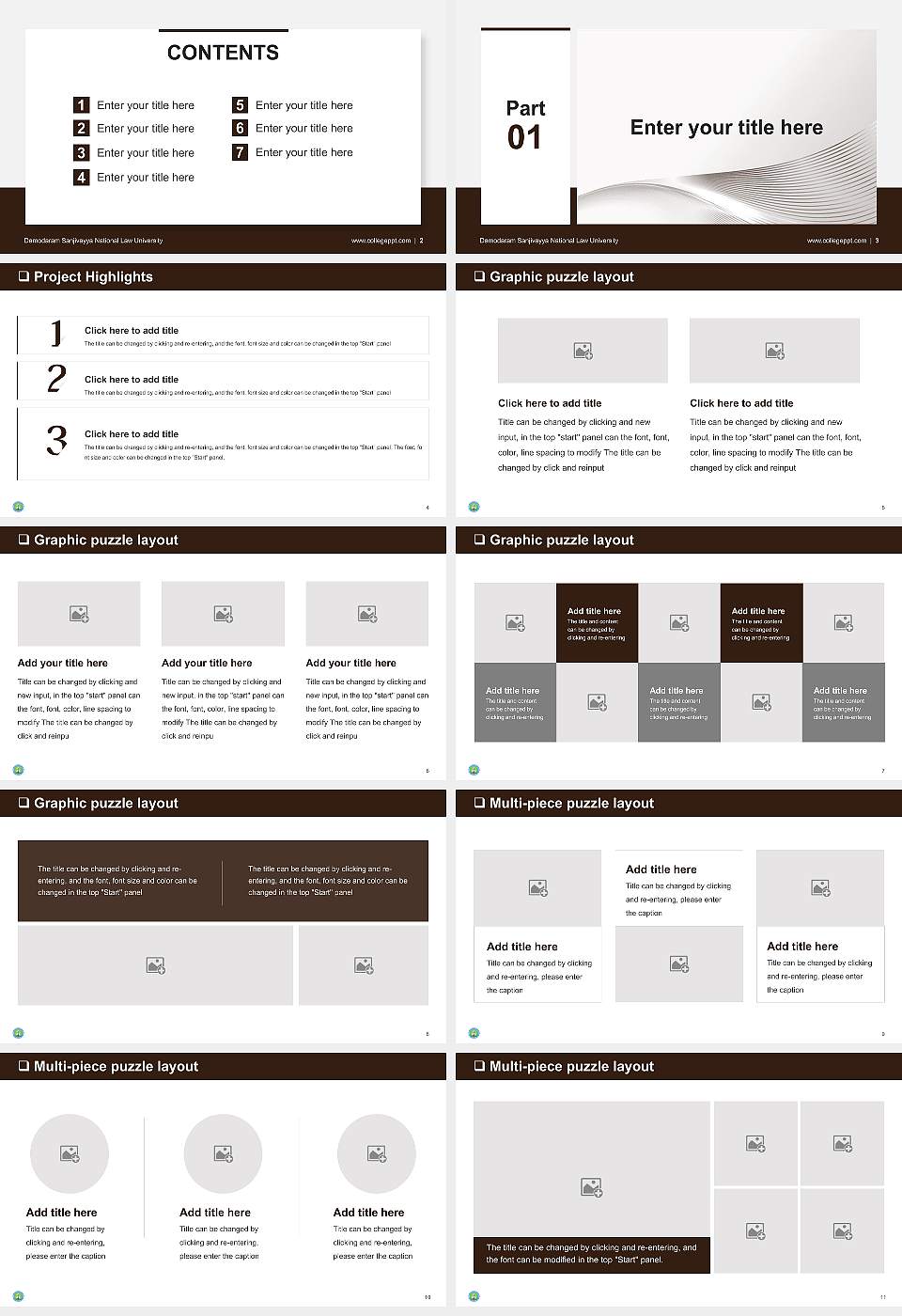 Damodaram Sanjivayya National Law University General Purpose PPT Template16:9 ratio PPT effect preview image2