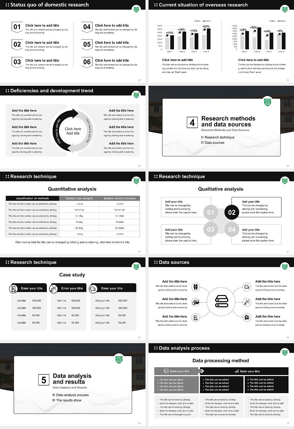 CMJ University Graduation Thesis Defense PPT Template16:9 ratio PPT effect preview image4