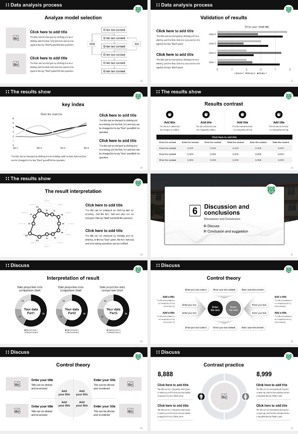 CMJ University Graduation Thesis Defense PPT Template16:9 ratio PPT effect preview image5