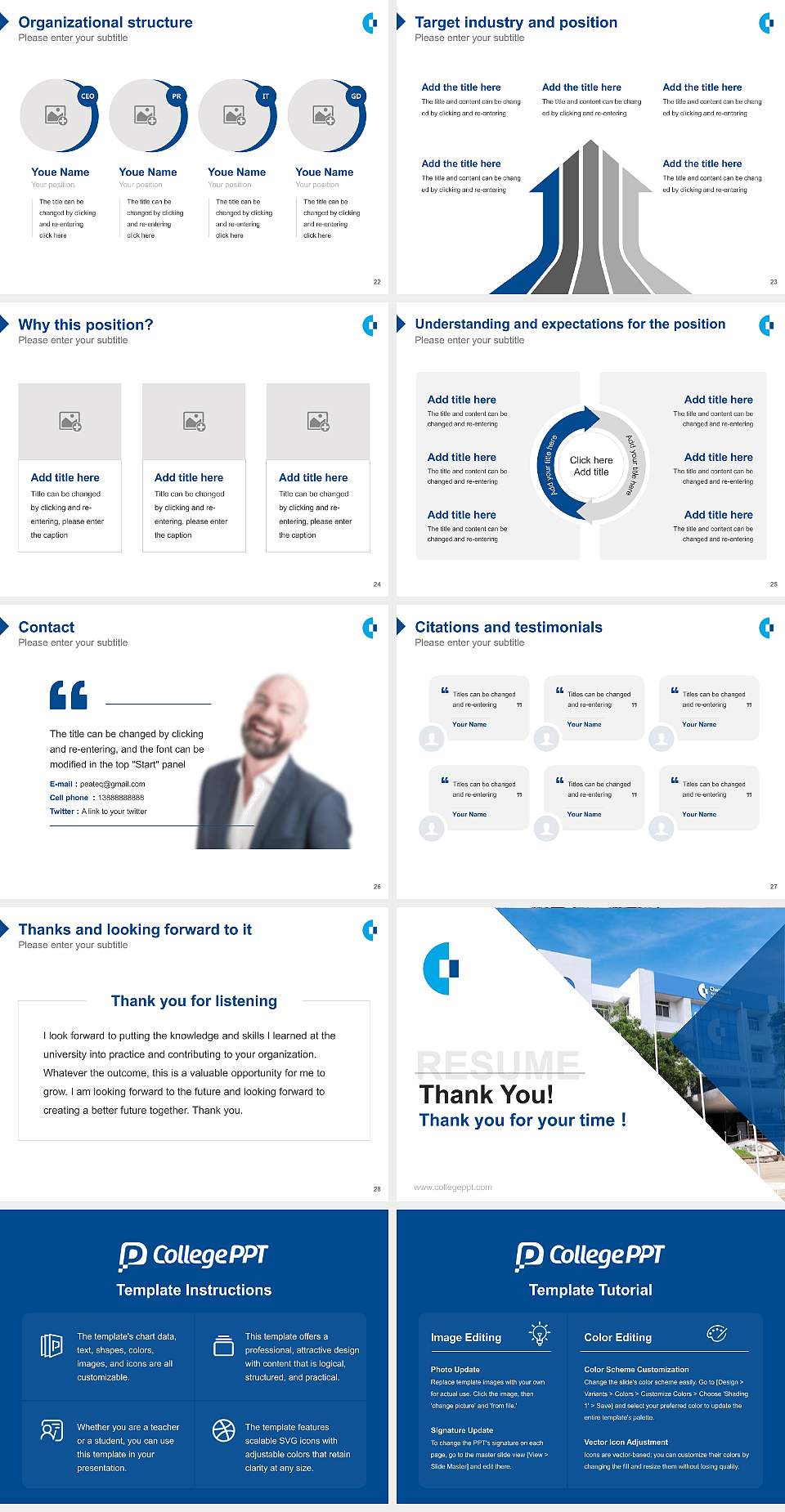 Chettinad Academy of Research and Education Resume PPT Template4:3 ratio PPT effect preview image4