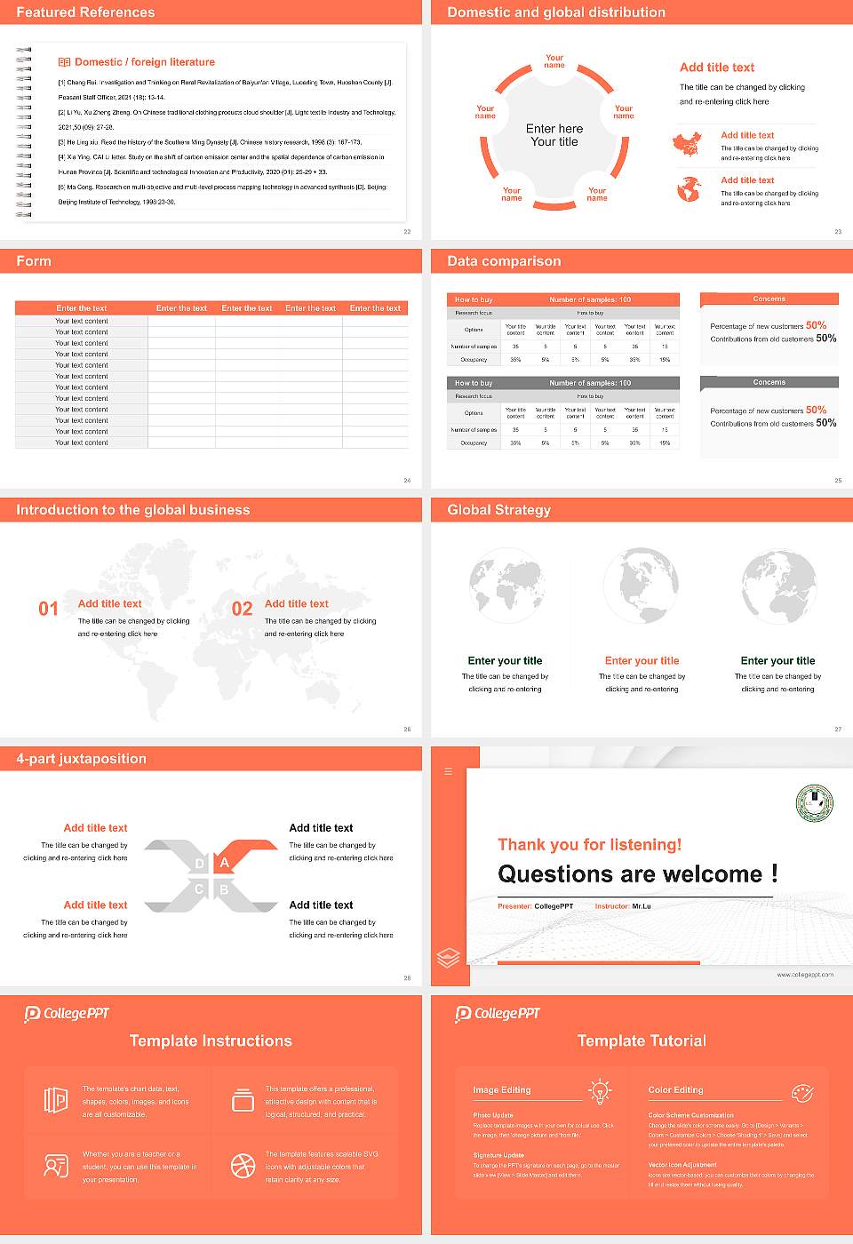 Bihar Agricultural University Thesis Proposal/Graduation Defense PPT Template16:9 ratio PPT effect preview image4