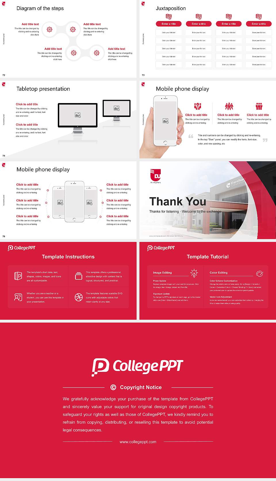 Darshan University Competition/Entrepreneurship Contest PPT Template16:9 ratio PPT effect preview image9