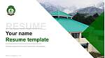 Chaudhary Sarwan Kumar Himachal Pradesh Krishi Vishvavidyalaya履歴書PPTテンプレート